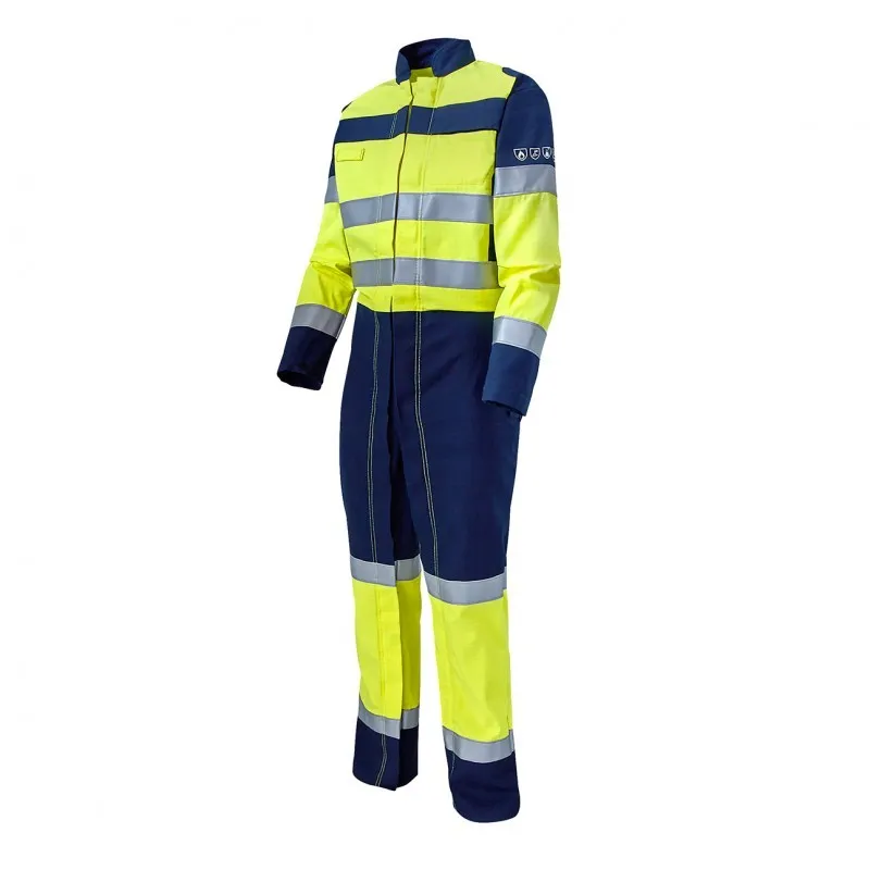 Tuta da Lavoro Multirischio Alta Visibilità Multitasche Molinel Roady Safeline Quick SAFEQK88ASO/NA
